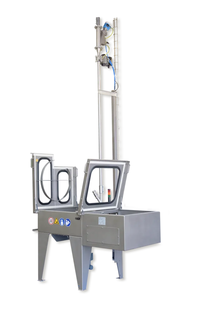 Automatische Probenahme im Schüttgutprozess: Das RATEC Probenkarussell 1 Das RATEC Probenkarussell hochformat